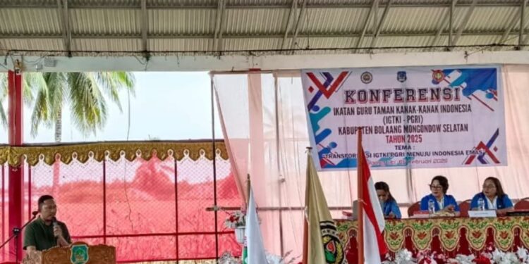 Hadiri Konferda IGTKI Bolsel, Sekretaris Disdikbud Delfian: Semakin Solid dan Progresif