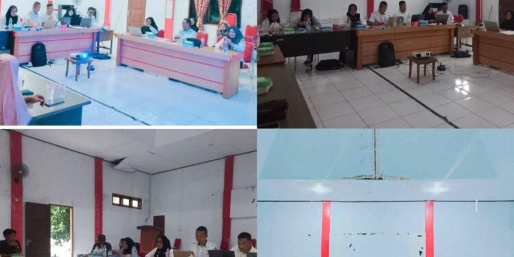 Pemdes Tolondadu II Ikuti Evaluasi Rancangan APBDes 2025 di Kantor Camat Bolaang Uki