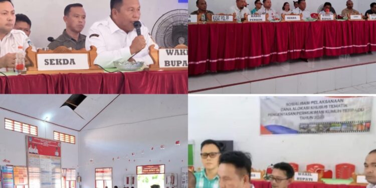 Pimpin Sosialisasi DAK Tematik di Motandoi Selatan, Wabup Bolsel: Pentingnya Membangun Kesadaran Masyarakat 