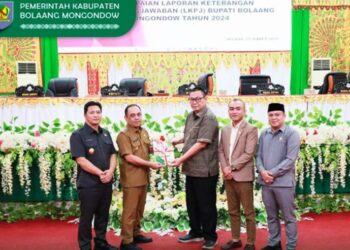 DPRD Bolmong Gelar Paripurna LKPJ Bupati Tahun Anggaran 2024