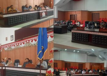 DPRD Bolsel Gelar RDP Sengketa Tanah Pembangunan Relokasi Warga Gunung Ruang di Desa Modisi
