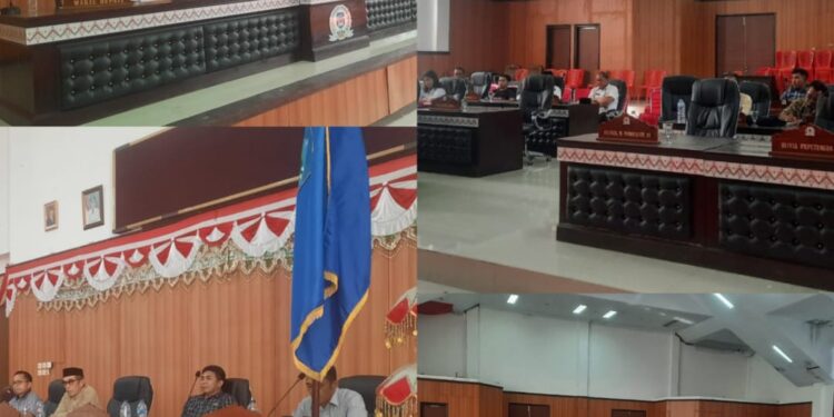 DPRD Bolsel Gelar RDP Sengketa Tanah Pembangunan Relokasi Warga Gunung Ruang di Desa Modisi