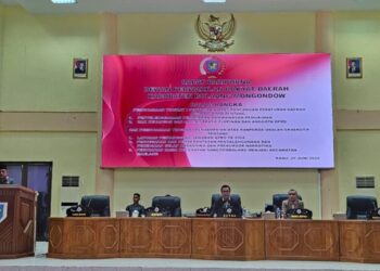 DPRD Bolmong Gelar Rapat Paripurna Pembicaraan Tingkat I Sejumlah Ranperda