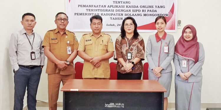 Pemkab Bolmong dan Bank SulutGo Jalin Kerja Sama Pemanfaatan Aplikasi Kasda Online Terintegrasi SIPD RI