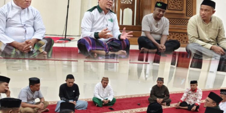 Jalin Silaturahmi, PC NU Bolsel Gelar Tahlilan di Islamic Center
