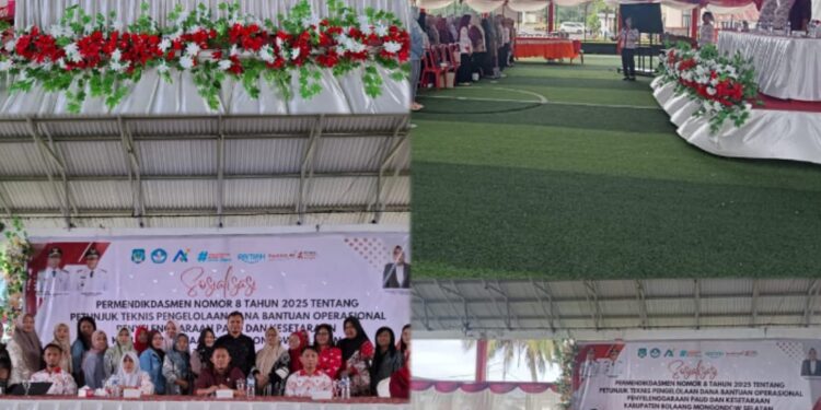 Disdikbud Bolsel Gelar Sosialisasi Juknis Pengelolaan Dana Operasional PAUD
