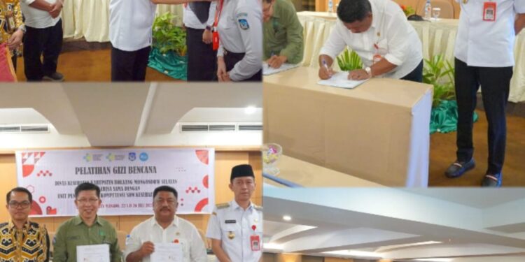 Dinas Kesehatan Bolsel Memastikan Layanan Gizi Ibu dan Anak Dalam Situasi Bencana Tetap Berjalan 