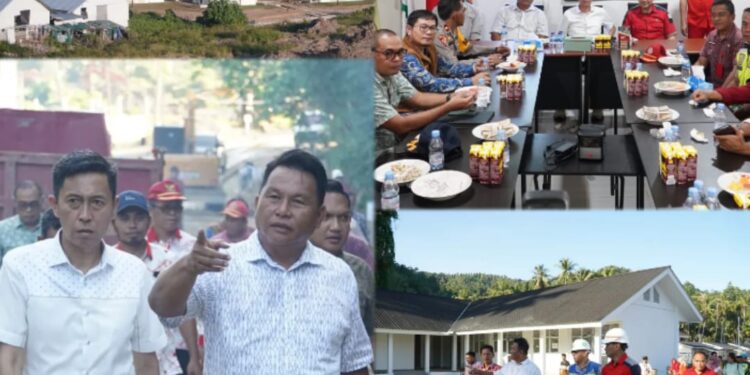 Jelang Kunjungan Presiden Prabowo, Bupati Bolsel Bersama Wabup Tinjau Kesiapan Relokasi Warga Gunung Ruang