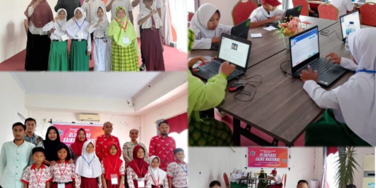 15 Peserta Ikuti OSN Jenjang SD Tingkat Provinsi Secara Daring di Disdikbud Bolsel 