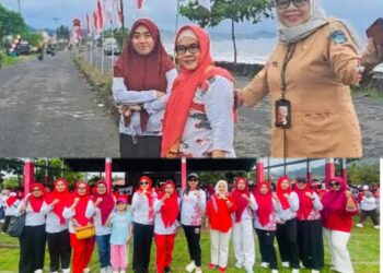 Semarak HUT RI, Kadis PPKB-PPPA Bolsel Serukan Cegah Stunting dengan Olahraga 