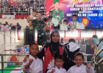 Kadisdikbud Bolsel Apresiasi Prestasi Gemilang Siswa di Open Tournament Korem Inkanas 2025