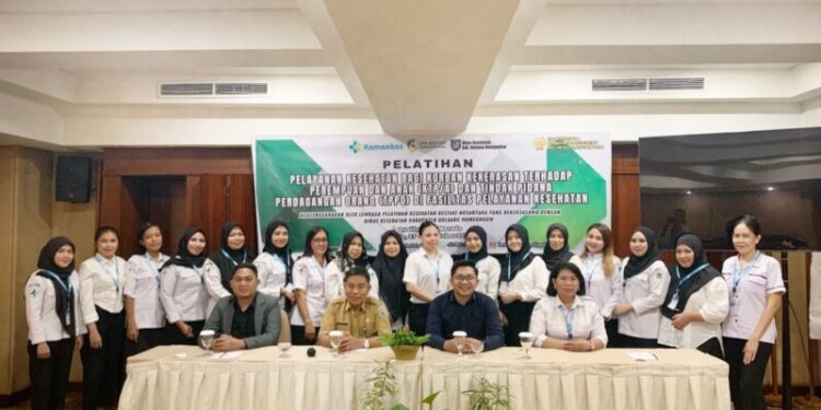 Dinkes Bolmong Gelar Pelatihan Penanganan Korban Kekerasan dan TPPO untuk Tingkatkan Kapasitas Tenaga Kesehatan