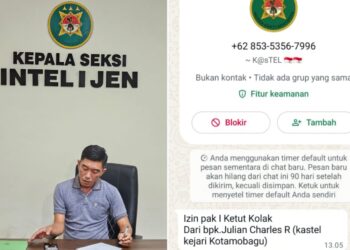 Waspada! Modus Penipuan Catut Nama Kasi Intel Kejari Kotamobagu