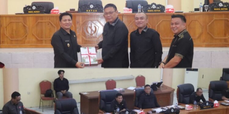 DPRD Bolmong Gelar Paripurna Tingkat Satu Pembahasan Ranperda APBD 2026