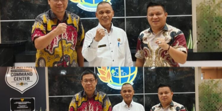 Bahas Status Tanah HGU, Pimpinan DPRD Bolmong Lakukan Kunker ke Kementerian ATR/BPN