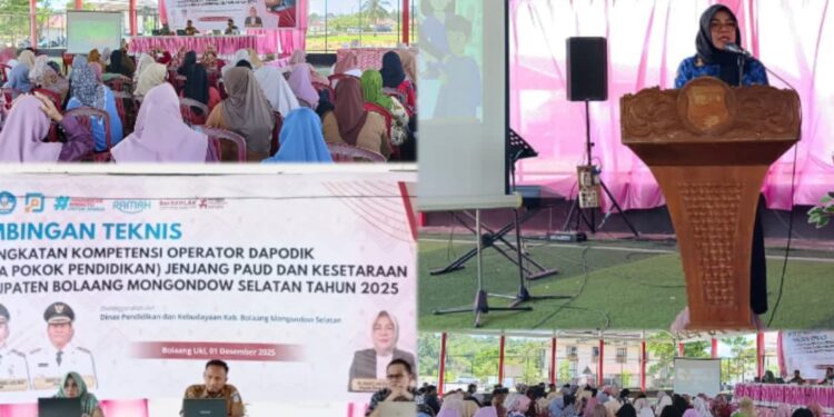 Tingkatkan Akurasi Data, Disdikbud Bolsel Gelar Bimtek Operator Dapodik Jenjang PAUD dan Kesetaraan 