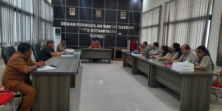 DPRD Kotamobagu RDP Dengan Pertanahan Kotamobagu