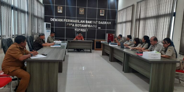 DPRD Kotamobagu RDP Dengan Pertanahan Kotamobagu