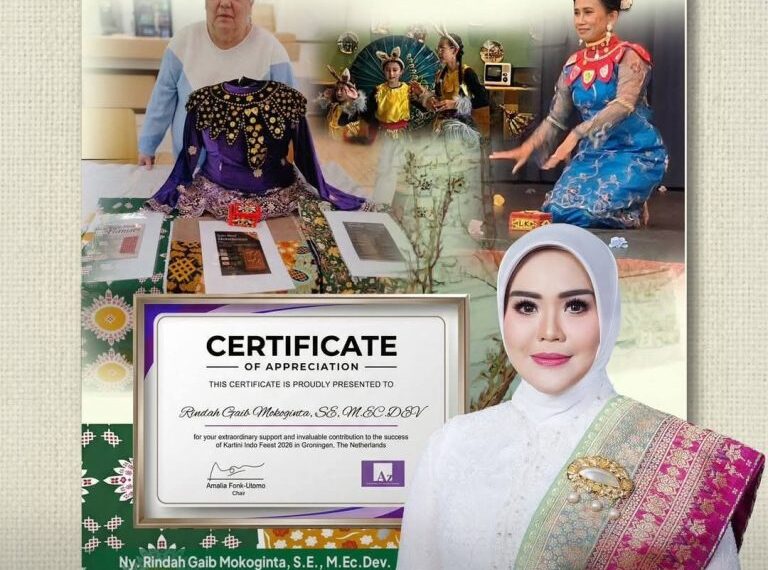 Ny. Rindah Mokoginta Gaib Raih Penghargaan Internasional, Tunun Kotamobagu Tampil di Belanda