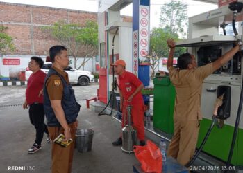 Disdagkop-UKM Kotamobagu Pastikan Takaran BBM Akurat Lewat Tera Ulang di SPBU Moyag