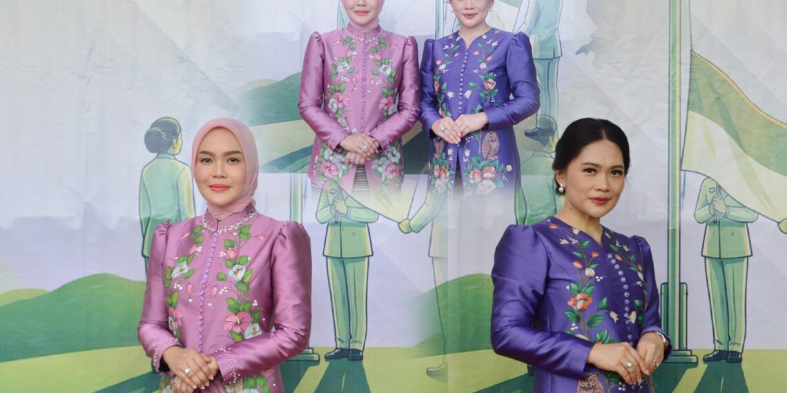 Ketua dan Wakil Ketua TP PKK Kotamobagu Tampil Anggun dengan Kain Lukis di Peringatan Hari Kartini