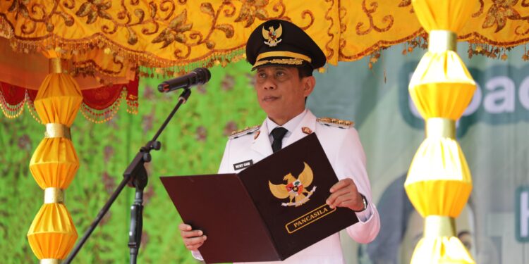 Wali Kota Weny Gaib Pimpin Upacara Hari Kartini dan Hari Otda Tahun 2026