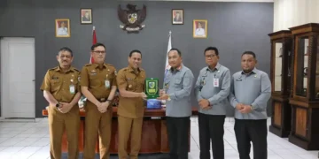 Wali Kota Kotamobagu Weny Gaib Terima Kunjungan Kepala Kemenkum Sulut