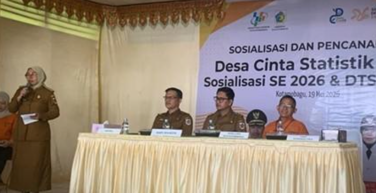 Wakil Walikota Kotamobagu Rendy Mangkat Buka Pencanangan Desa Cinta Statistik