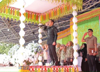 Wali Kota Kotamobagu Pimpin Upacara Harganas ke-33, Canangkan Gerakan Orang Tua Asuh Cegah Stunting