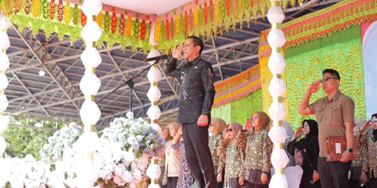 Wali Kota Kotamobagu Pimpin Upacara Harganas ke-33, Canangkan Gerakan Orang Tua Asuh Cegah Stunting
