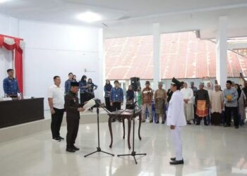 Weny Gaib Percayakan Junaidi Simbala Pimpin Desa Moyag Tampoan