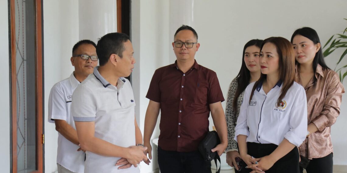 Weny Gaib Terima Kunjungan Ketua PWI Sulawesi Utara di Kotamobagu