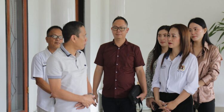 Weny Gaib Terima Kunjungan Ketua PWI Sulawesi Utara di Kotamobagu