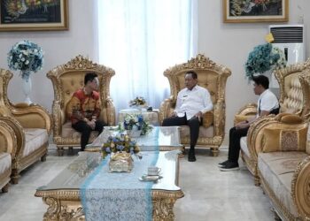 Wawali Kotamobagu Rendy Mangkat Silaturahmi dengan Gubernur Gorontalo Gusnar Ismail
