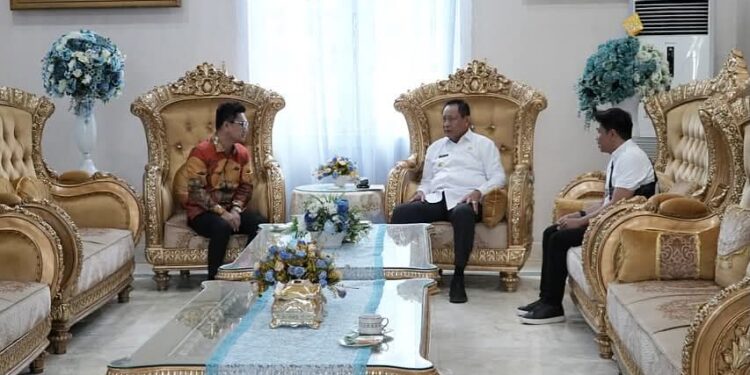 Wawali Kotamobagu Rendy Mangkat Silaturahmi dengan Gubernur Gorontalo Gusnar Ismail