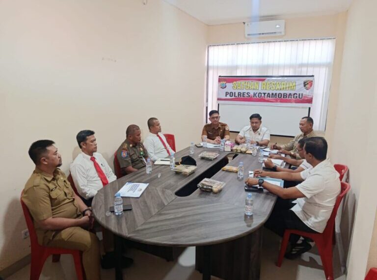 Sahaya Mokoginta Hadiri Rakor Bersama Polres, Fokus Perkuat Kinerja PPNS di Kotamobagu