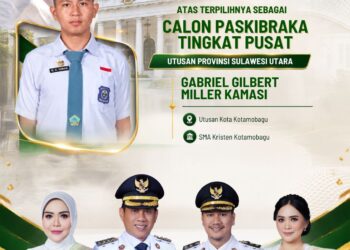 Putra Terbaik Kotamobagu Lolos Seleksi Calon Paskibraka Tingkat Pusat