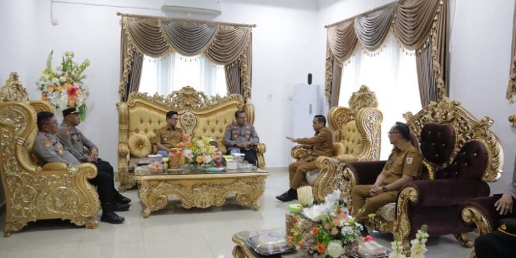 Wali Kota Weny Gaib Terima Kunjungan Perdana Kapolres Kotamobagu