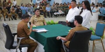 Rendy Mangkat Hadiri Pencatatan Perkawinan Massal Harganas 2026 di Sulut