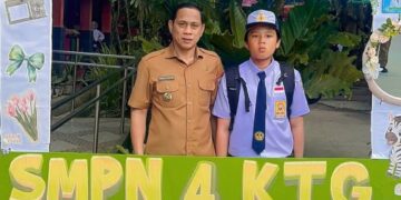 Dukung GAMAS, Wali Kota Kotamobagu Ajak Para Ayah Antar Anak ke Sekolah